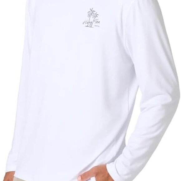 ‌Hang Ten Men's Long Sleeve Sun Shirt, UPF 50+ and Quick Dry - Picture 4 of 5